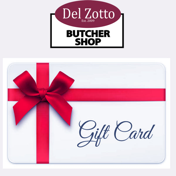 Delzotto Butcher Shops Gift Card Cards