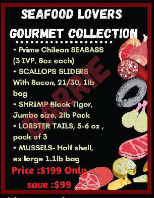 SEAFOOD LOVERS - GOURMET COLLECTION PACKAGES