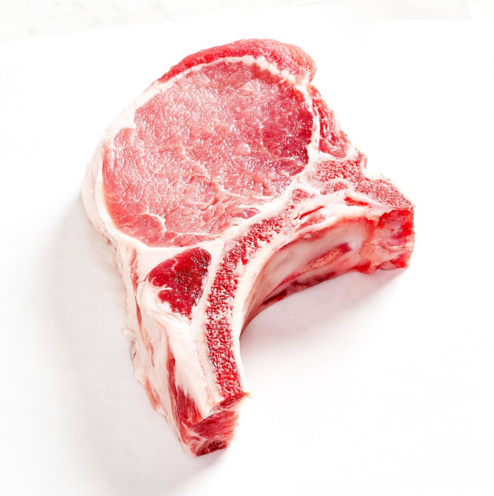 PORK CHOPS BONE IN (1LB)